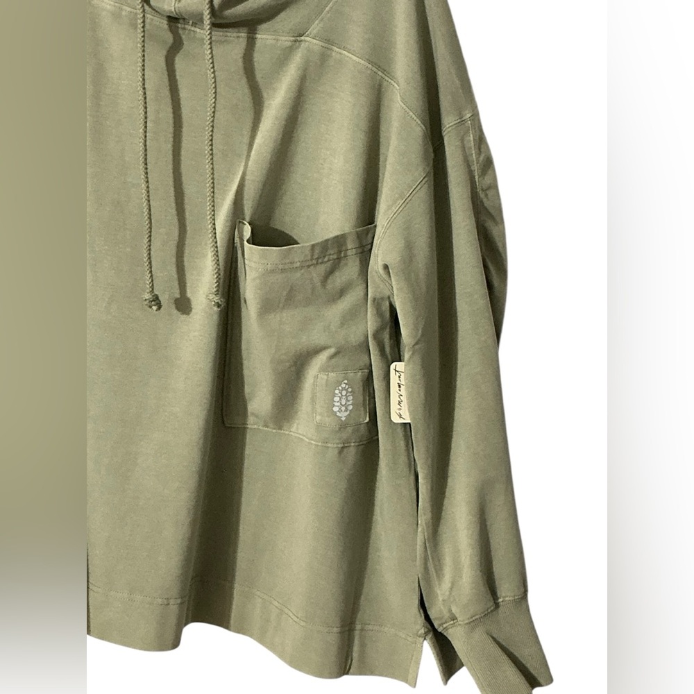 FP MOVEMENT Hot Shot Hooded Layer S 25” p2p Sage Stone NWT - Picture 5 of 10